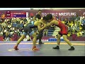 1/4 FS - 57 kg: T. ZHUMASHBEK U (KGZ) v. W. LI (CHN)