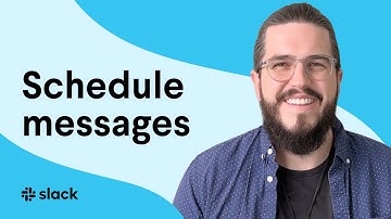 How to schedule messages in Slack