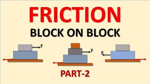 Friction-Numerical (Block on block)