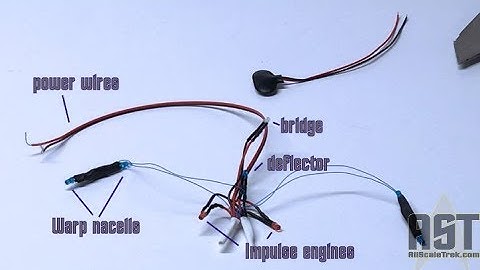 USS Discovery 1:2500 Model kit P/Review Pt 4: Lighting the model