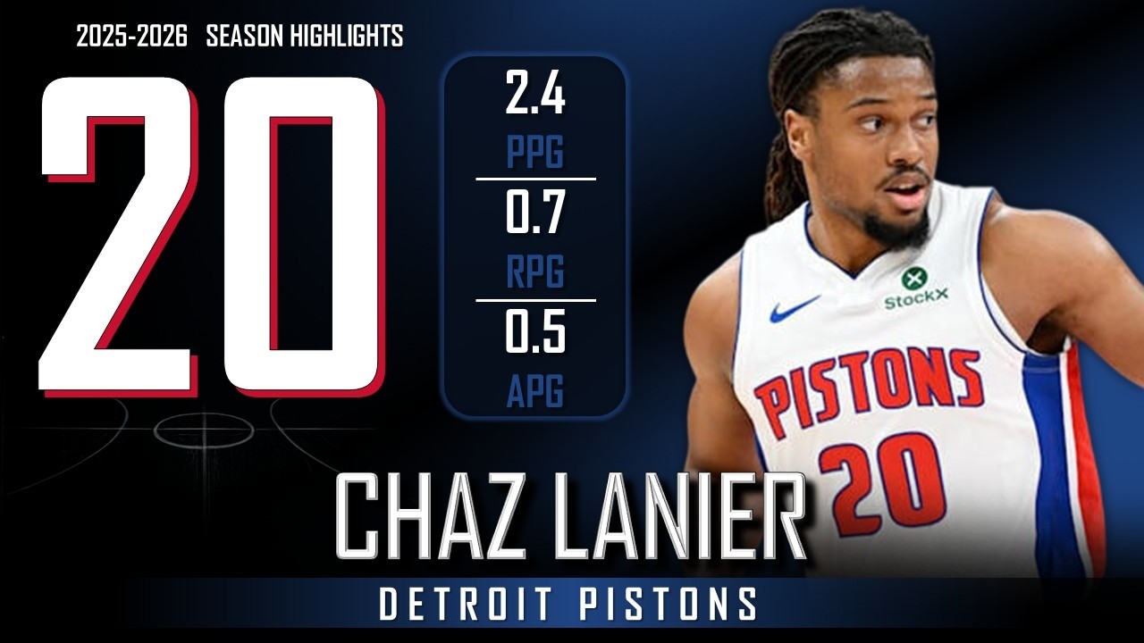 Chaz Lanier || 2025-2026 Detroit Pistons Highlights