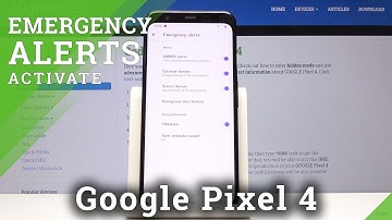 How to Activate Emergency Alerts in GOOGLE Pixel 4 – Alarm Mode