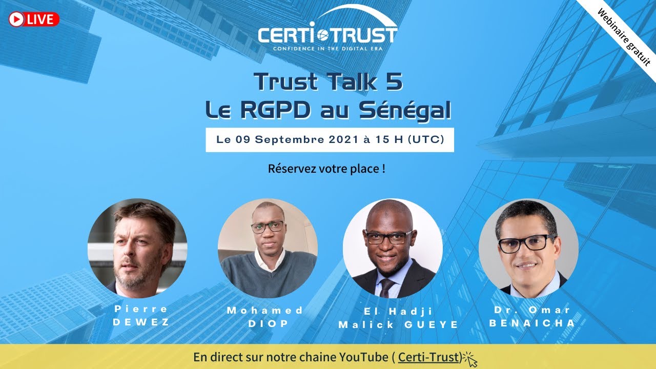 Trust Talk 5 : Le RGPD au Sénégal
