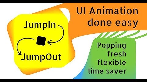 JumpIn JumpOut - Easy UI Animation - Unity Asset