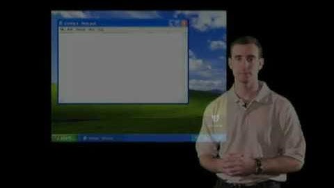Basic XP (2-2) - Introduction to Notepad