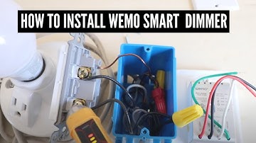 Wemo Dimmer Installation (How To Install Wemo)