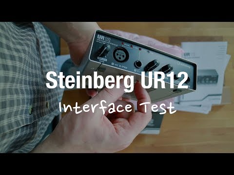 Steinberg UR12 USB Audio Interface (Review and Microphone Comparison)