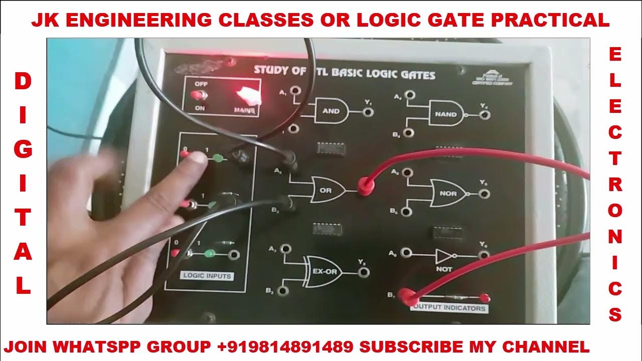 OR Gate Practical Kit हिंदी 🔴Python Class 11🔴Logic Gate Practical in ...