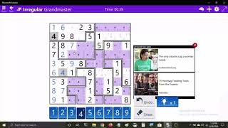 (Grandmaster Mode) (2:12) Irregular Sudoku done quick! (With 12 mistakes) screenshot 5