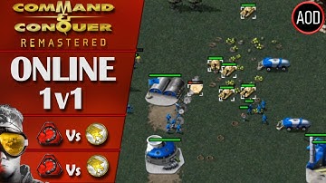 Command and Conquer Remastered: Tiberian Dawn - 1v1 Online Multiplayer Ranked Gameplay - 2 Matches