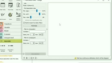 Analisis Data Paket Ayam menggunakan metode Asosiasi dengan Orange Data Mining.