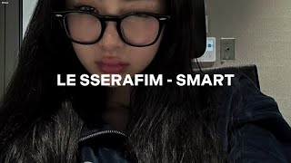 le sserafim - smart (easy lyrics) Resimi