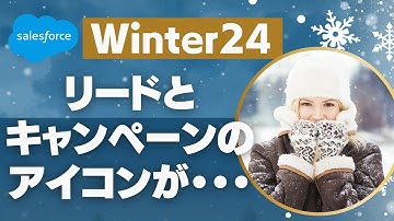 Salesforce Winter24でリードとキャンペーンのアイコンが・・・