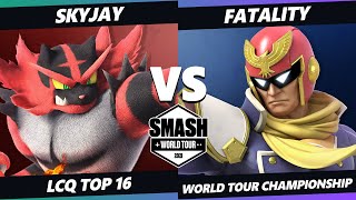 SWT Championship LCQ Top 16 - Skyjay (Incineroar) Vs. Fatality (Captain Falcon) SSBU Ultimate