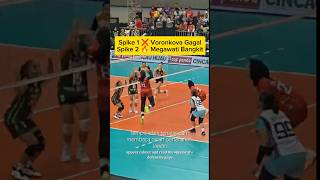 Megawati Balas Kegagalan! Spike Kedua Langsung Jadi Poin 🔥#shorts