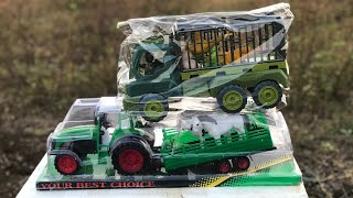 Die Cast Model Tractor Unboxing | Truck, Horse, Cow