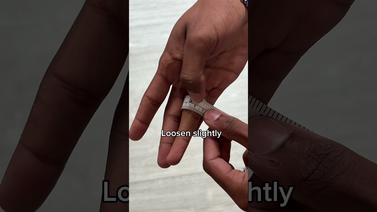 TUTORIAL] How to Measure Your Ring Size Correctly with Tape at Home -  Rinfit 