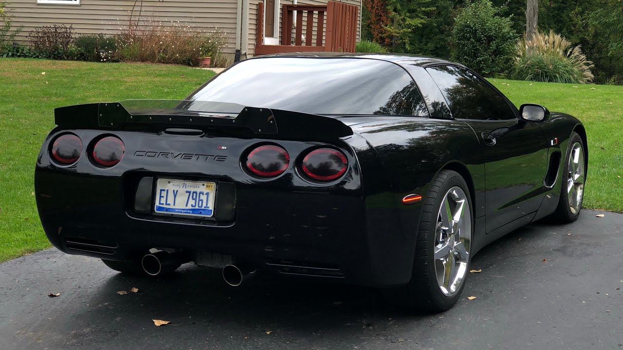 C5 Corvette 19972004 Custom Painted Wicker Bill Spoiler NoDrill