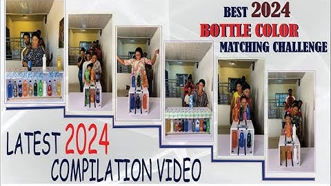 THE BEST OF FAMILY BOTTLE COLOR MATCHING CHALLENGE GAME EVER - LATEST 2024 FULL COMPILATION VIDEO
