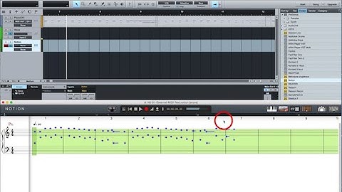 S1 to N5 MIDI Record Split Treble Bass