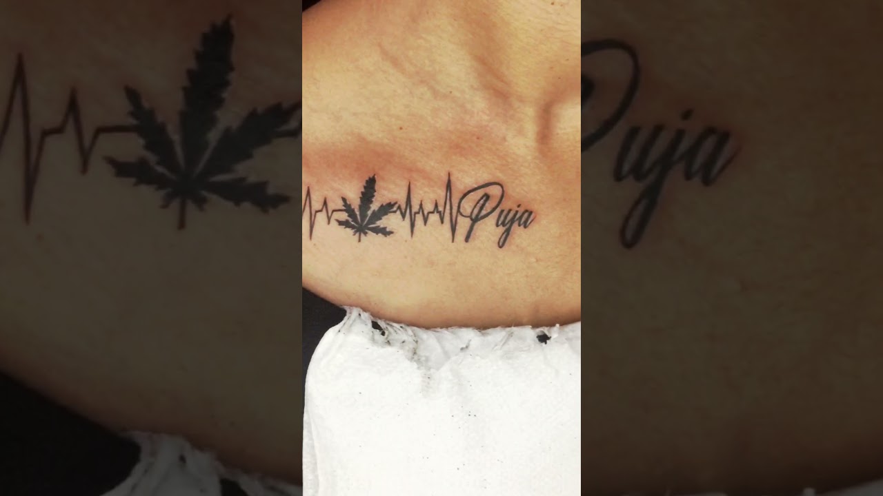Weed Tattoo|| Simple Tattoo for Women 