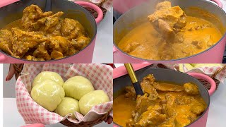 RAMADAN RECIPES | GROUNDNUT SOUP AND POUNDED YAM | DIARYOFAKITCHENLOVER