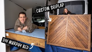 DIY Murphy Bed Build in our Ford Transit Van Conversion