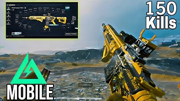 "K416 ZERO RECOIL  BUILD IN DELTA FORCE MOBILE+ 150 KILLS INSANE GAMEPLAY!