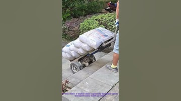Stair Climbing Cart: Unique Design for Heavy Load Transport on Steps – DIY Innovation