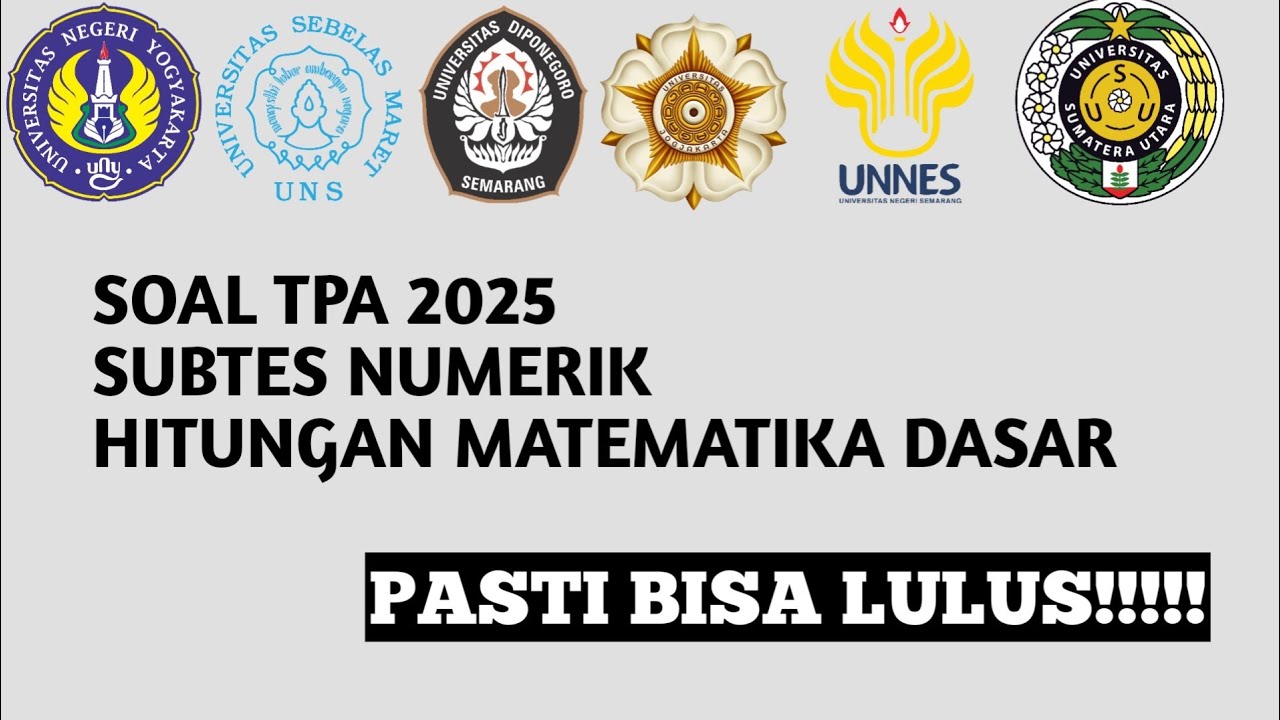 Soal Ujian Mandiri UM UNDIP UNS  UNY UGM USU 2025