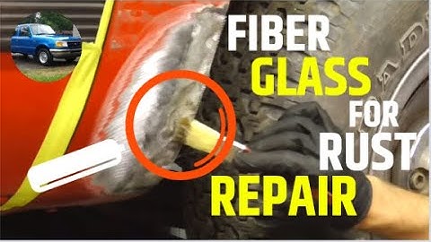 How to Repair a Rust Hole with Fiberglass - No Welding!