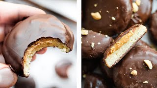 KETO TAGALONG COOKIE RECIPE | Shortbread Peanut Butter Chocolate Cookies For Keto