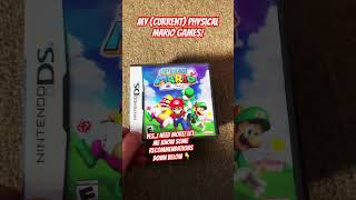 My (Current) Physical Mario Games! #youtubeshorts #shorts #mario #retrogaming #gaming #collection