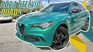 First 2024 Alfa Romeo Stelvio Quadrifoglio SUV Facelift Arrived In Gorgeous Green!