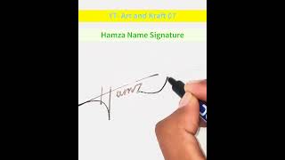 Hamza Sign Design | Signature Style| #shorts