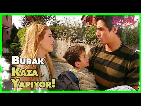 Burak çocuğa çarpıyor!