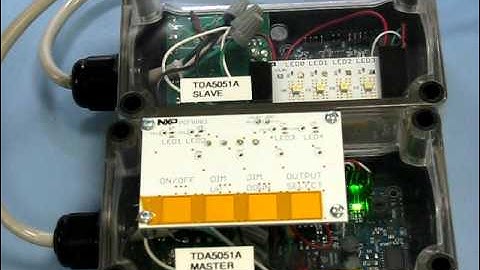 Master/Slave Lighting Control Demo