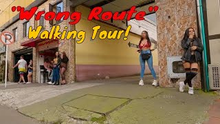 walking tour Santa Fe neighborhood "Wrong Route" in Bogota Colombia