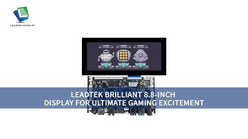 LEADTEK BRILLIANT 8.8-INCH DISPLAY FOR ULTIMATE GAMING EXCITEMENT