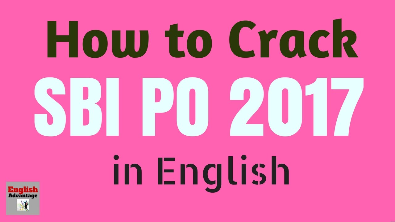 how to crack sbi po pre 2017 | best strategy | in english