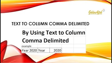 How To Convert a Column or Rows of Data into Comma Separated Values | Excel comma Delimited