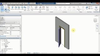 Revit Tutorial : Create Family (Door) With Angle Parameter ( Arabic)