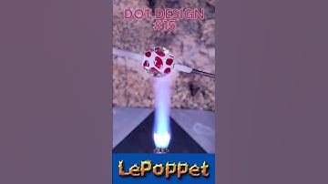 Lampwork Glass Beads: Dot Design #15