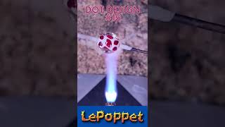 Lampwork Glass Beads: Dot Design #15