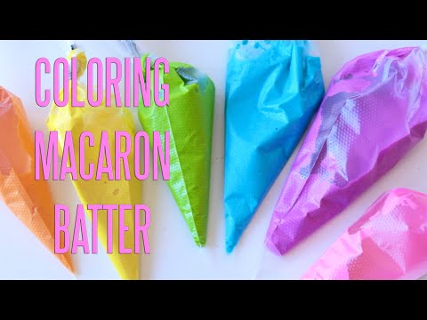 HD THE MACARON FILES EP 4 COLORING MACARON BATTER