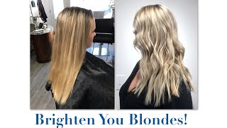How To Brighten Your Blondes Without Overlapping | A New Way To Shadow Root