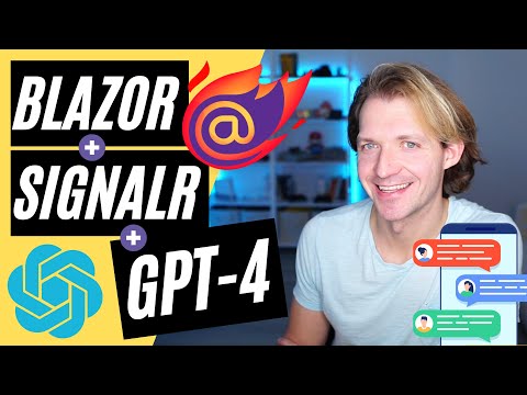 GPT-4 builds a Blazor Chat App with .NET 7 & SignalR 🚀