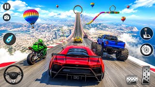 MEGA RAMP CHALLENGE 😱 Impossible Stunts With Super Cars, Bikes & Trucks! screenshot 3
