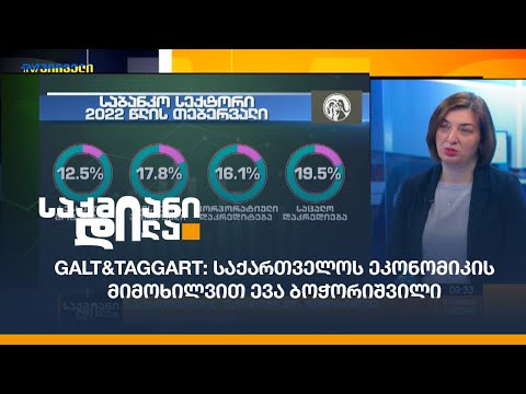 Galt\u0026Taggart: საქართველოს ეკონომიკის მიმოხილვით ევა ბოჭორიშვილი