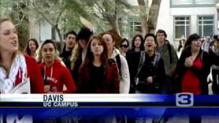 Several Hundred March At UC Davis
